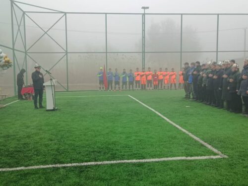 Торжественное открытие мини-футбольного поля